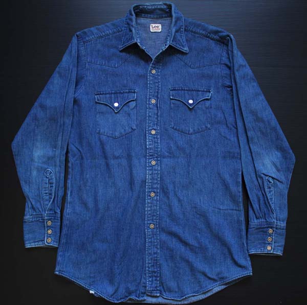70s Leeリー デニム ウエスタンシャツ M - Sixpacjoe Web Shop