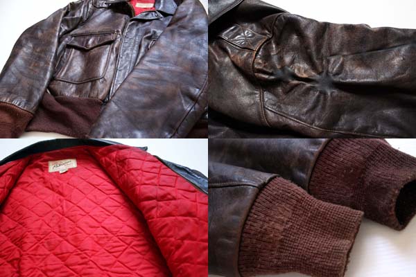 50s Sears HERCULESヘラクレス ホースハイド レザージャケット 40