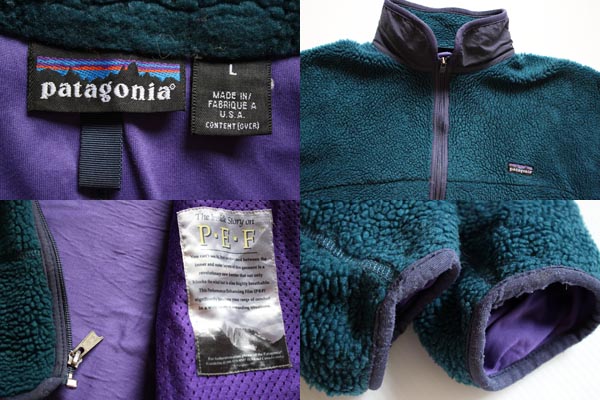 90s USA製 patagoniaパタゴニア レトロX フリースジャケット L☆雪なし