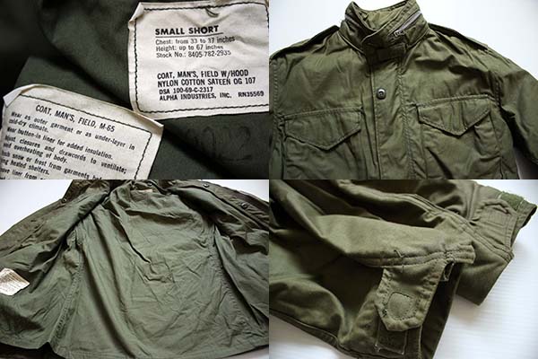 60s 米軍 U.S.ARMY M-65 フィールドジャケット 2nd オリーブグリーン