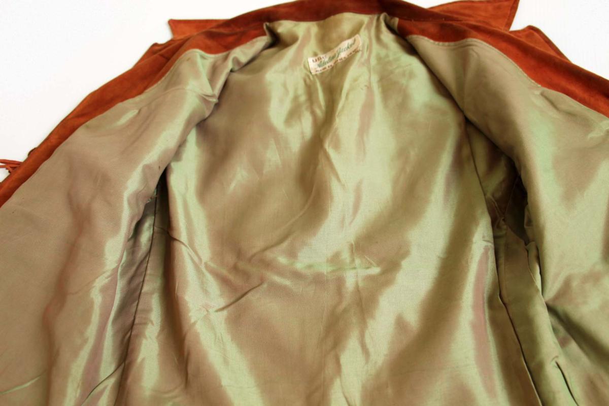 60s メキシコ製 Adelina jacket フリンジ スエード レザージャケット