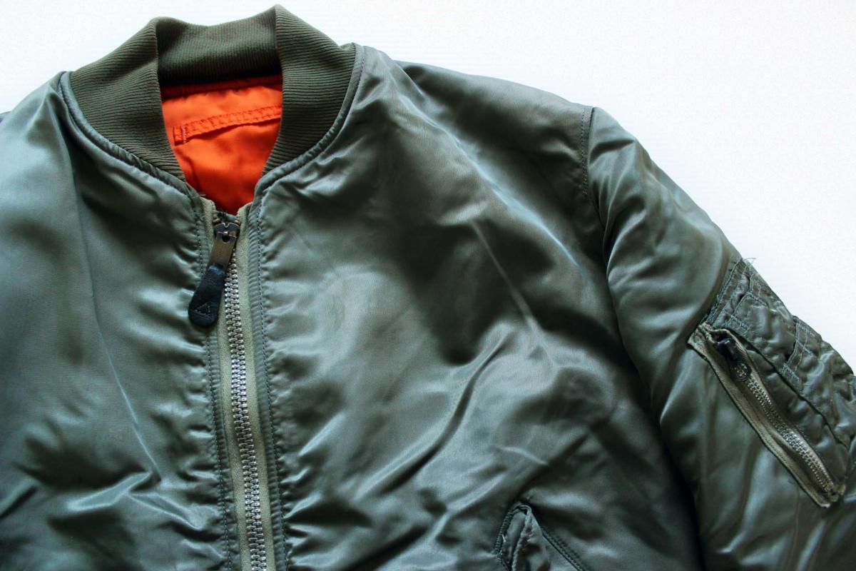 70s 米軍 USAF MA-1 8279E フライトジャケット L☆ALPHAアルファ