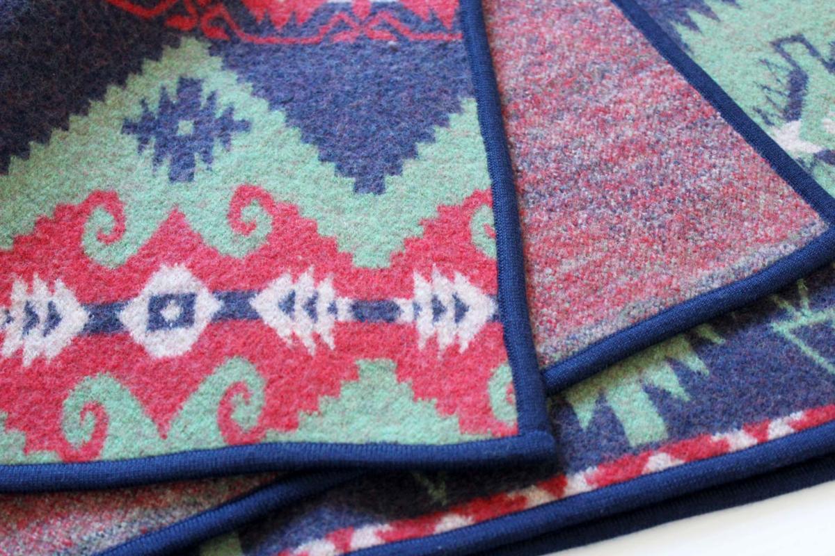 新品☆LAUREN ラルフローレン ネイティブ柄 ウール ブランケット