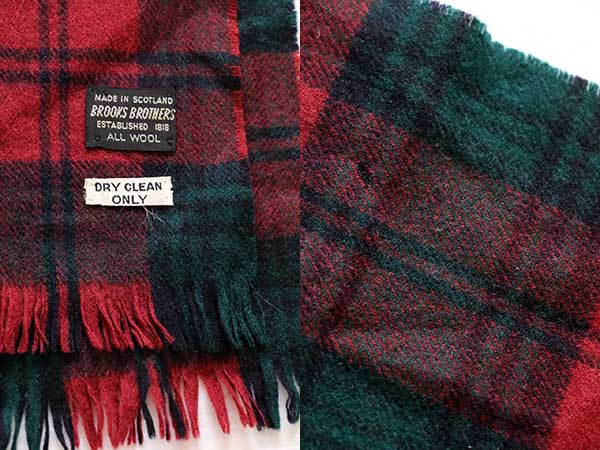 ビンテージ スコットランド製 BROOKS BROTHERSブルックスブラザーズ