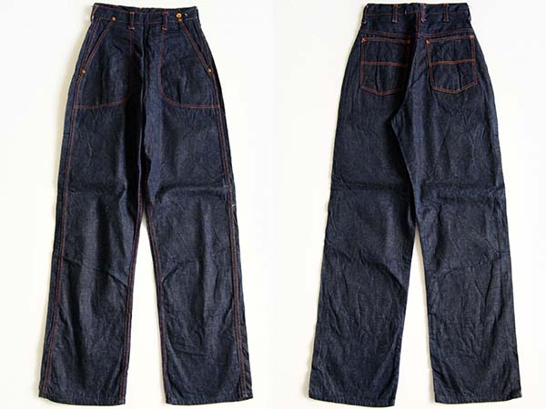デッドストック☆50s Jeanies BLUE BELL インディゴ デニム ランチ