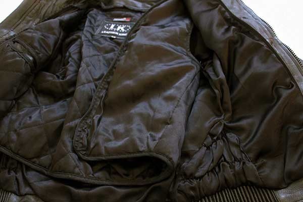 LEATHER KING Thinsulate ライナー付き シングルライダース レザー
