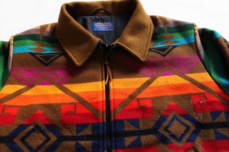 デッドストック☆80s USA製 PENDLETONペンドルトン ネイティブ柄