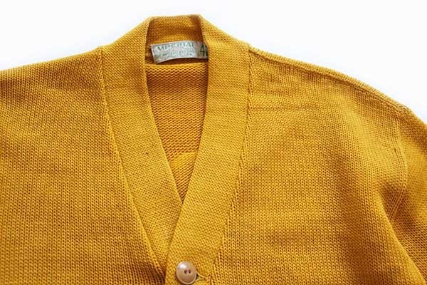 50s IMPERIAL インディアンヘッド パッチ付き ウールニット レタード