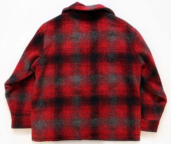 90s USA製 melton オンブレチェック Thinsulate中綿入り ウール