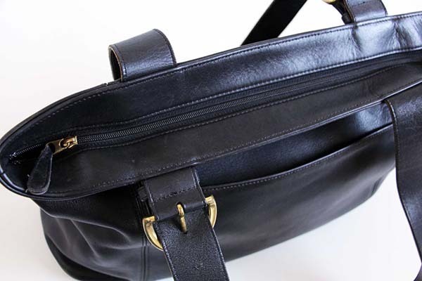 USA製 COACH オールド コーチ レザー トートバッグ 黒☆4155