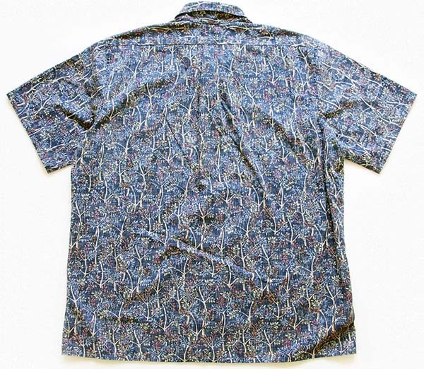 90s ハワイ製 reyn spoonerレインスプーナー 総柄 裏生地 アロハシャツ