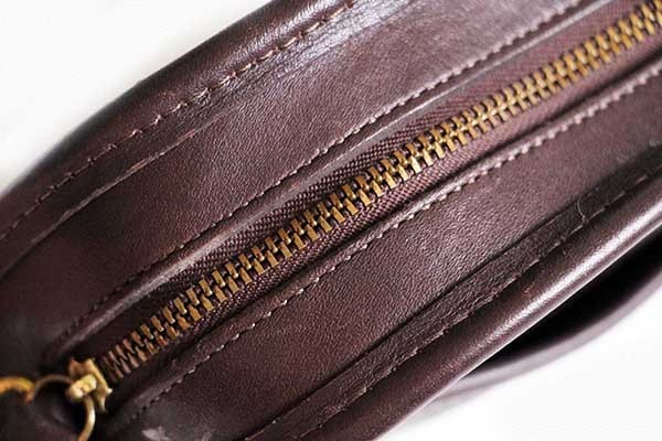 USA製 COACH オールド コーチ レザー ショルダーバッグ ミニ 焦げ茶