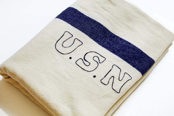 40s 米軍 U.S.NAVY ウール ブランケット - Sixpacjoe Web Shop