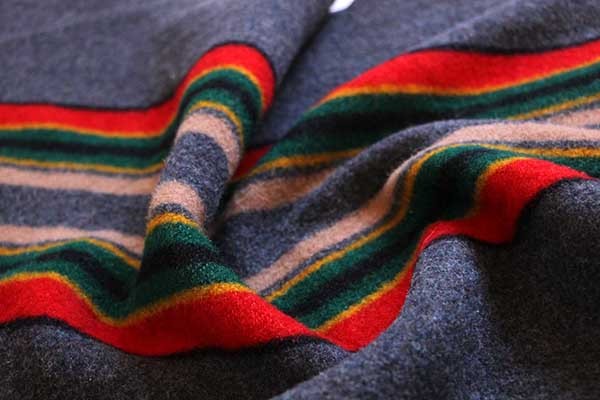 90s USA製 PENDLETONペンドルトン YAKIMA ランダムボーダー ウール