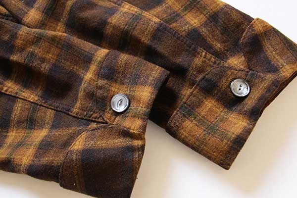 60s PENDLETONペンドルトン チェック ショールカラー ウールガウン M