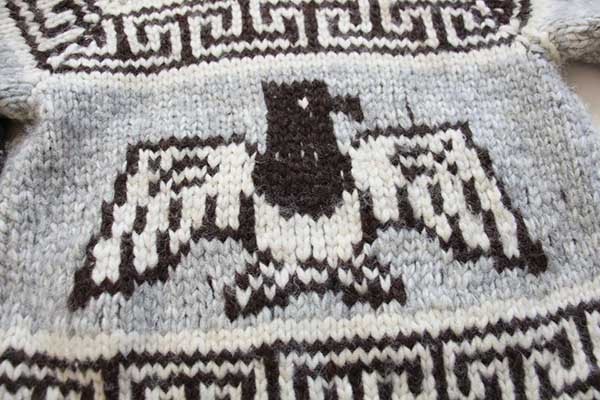 カナダ製 サンダーバード柄 ウール カウチンセーター - Sixpacjoe Web Shop