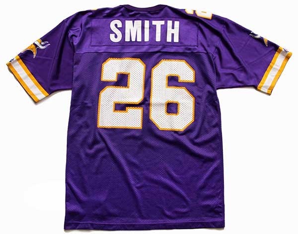 90s メキシコ製 Championチャンピオン NFL MINNESOTA VIKINGS SMITH 26