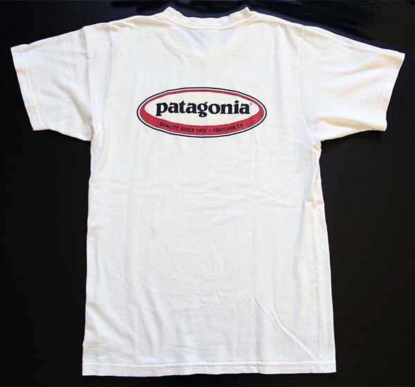 90s トルコ製 patagoniaパタゴニア Beneficial T's オーバルロゴ