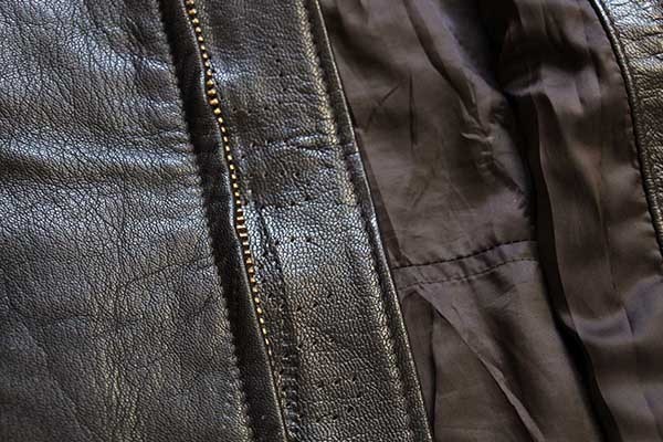 80s USA製 U.S.WINGS G-1タイプ フライト レザージャケット 焦げ茶 50