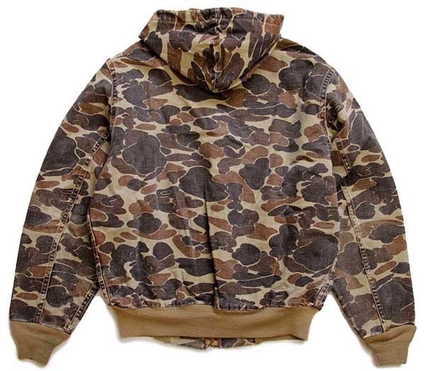 80s USA製 carharttカーハート ダックハンターカモ ダック地