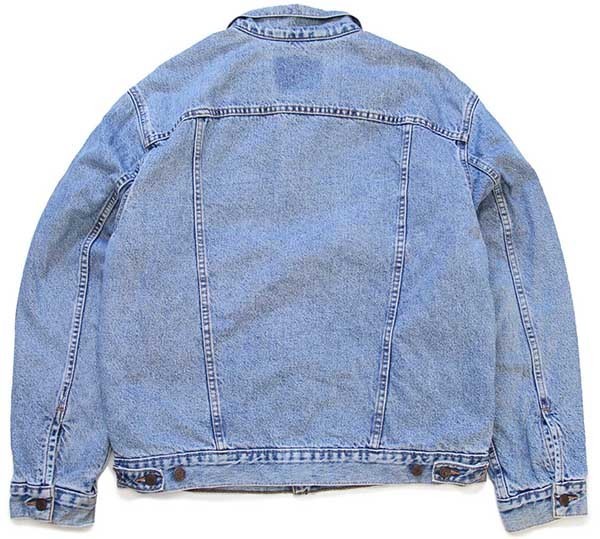 90s Levi'sリーバイス 70518 チェック ネルライナー デニムジャケット