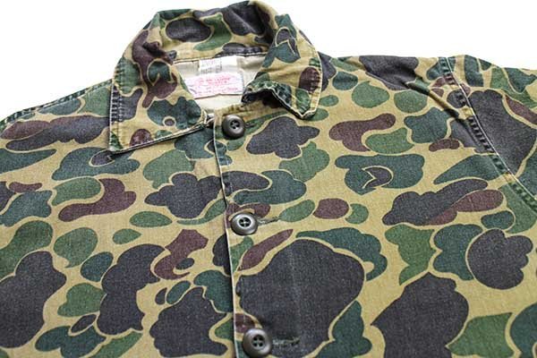 80s USA製 JIM CATFISH HUNTER SAFTBAK ダックハンターカモ コットン