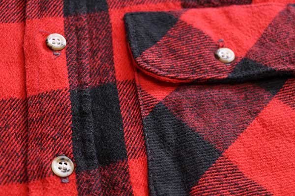 80s USA製 FIVE BROTHERファイブブラザー バッファローチェック