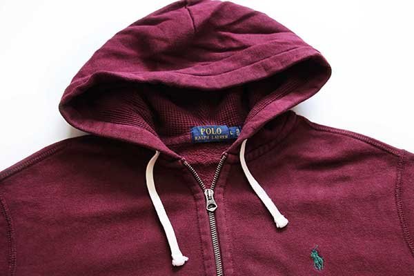 ポロ ラルフローレン ワンポイント フード裏サーマル スウェット