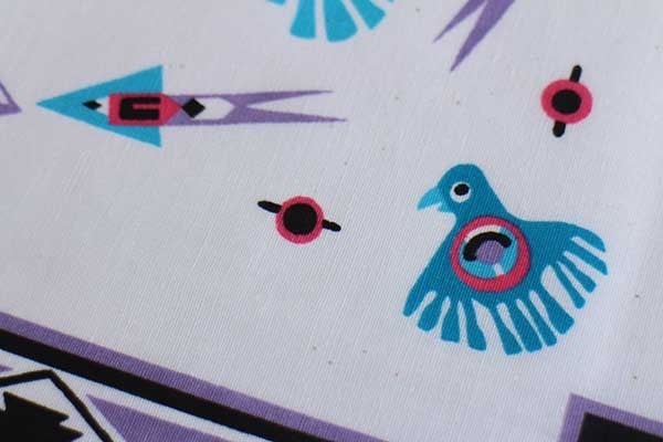 デッドストック☆80s USA製 WAMCRAFT ネイティブ柄 バンダナ