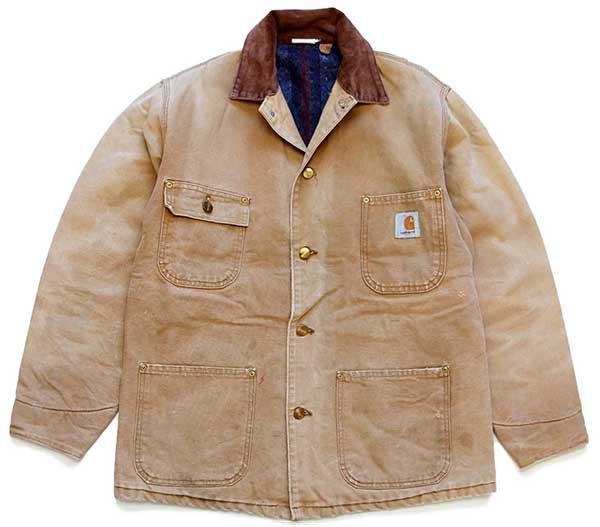 80s carharttカーハート ブランケットライナー ダック地 チョアコート