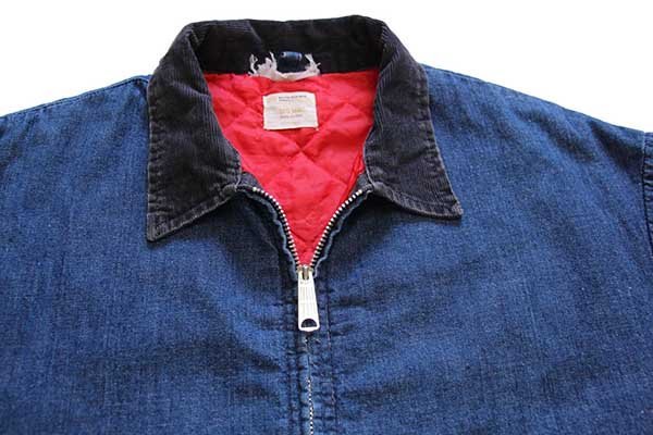70s JCPenney BIGMACビッグマック キルティングライナー デニム ワーク