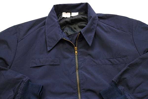 80s USA製 UNITOG UNITED AIRLINES テープ付き ワークジャケット ナス