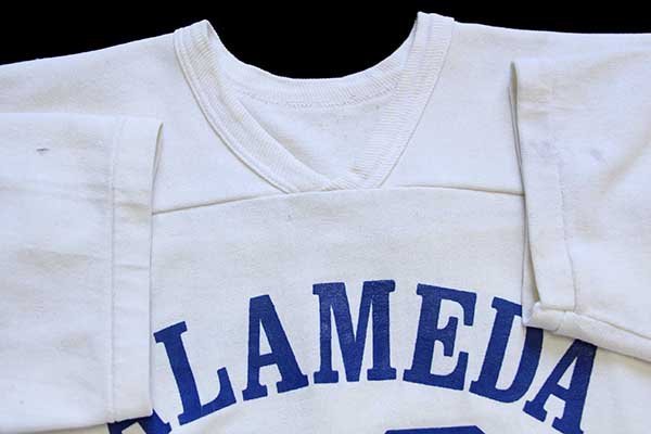 70s USA製 RUSSELLラッセル ALAMEDA FOOTBALL 86 ナンバリング