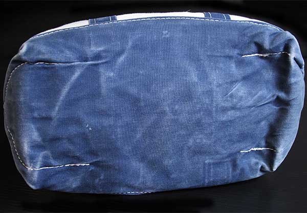 80s L.L.Bean BOAT AND TOTE キャンバス トートバッグ 紺 フェード M