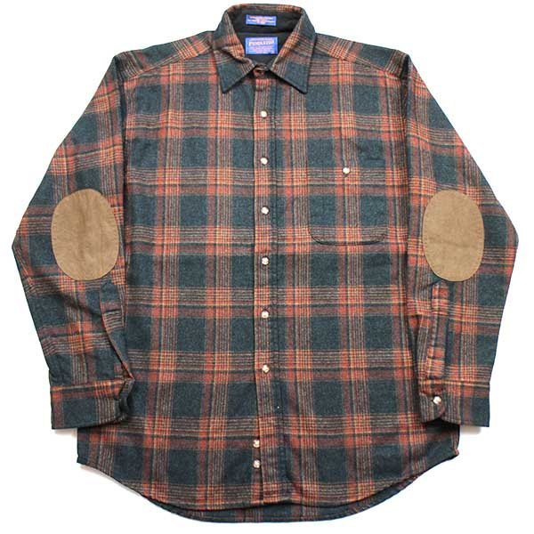 00s メキシコ製 PENDLETONペンドルトン タータンチェック エルボー