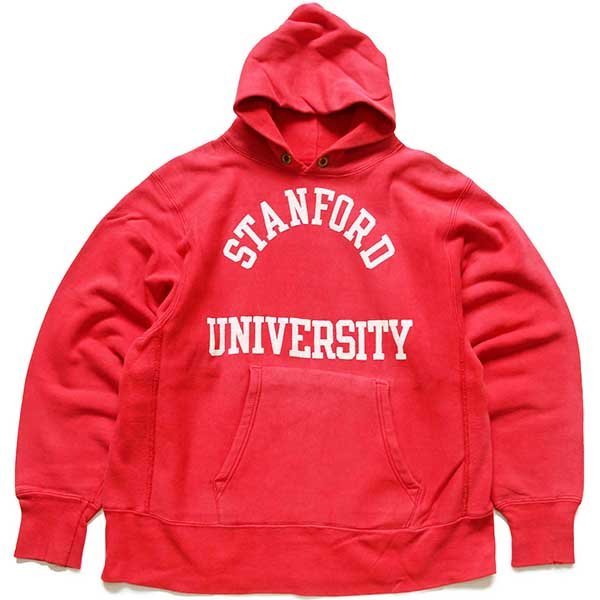 80s USA製 Championチャンピオン STANFORD UNIVERSITY ひび割れ