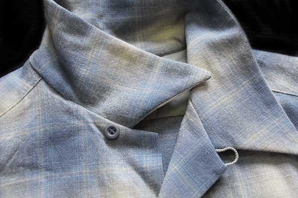 70s USA製 PENDLETONペンドルトン オンブレチェック オープンカラー