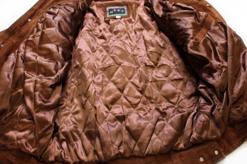 90s NEXT サードタイプ キルティングライナー スエード レザー