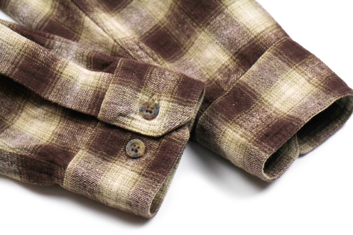 00s WOOLRICHウールリッチ オンブレチェック コットン フランネル