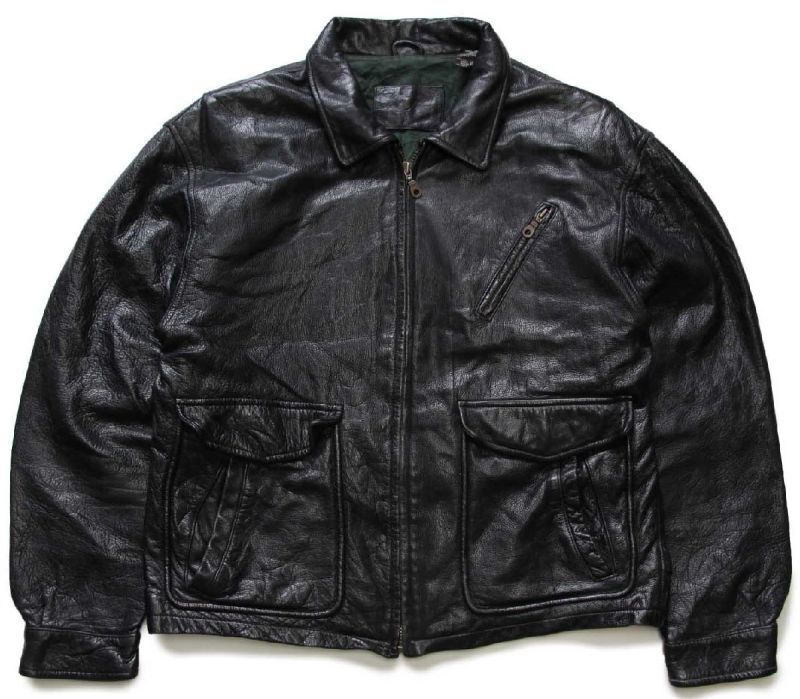 00s STJOHN'SBAY レザージャケット 黒 L - Sixpacjoe Web Shop