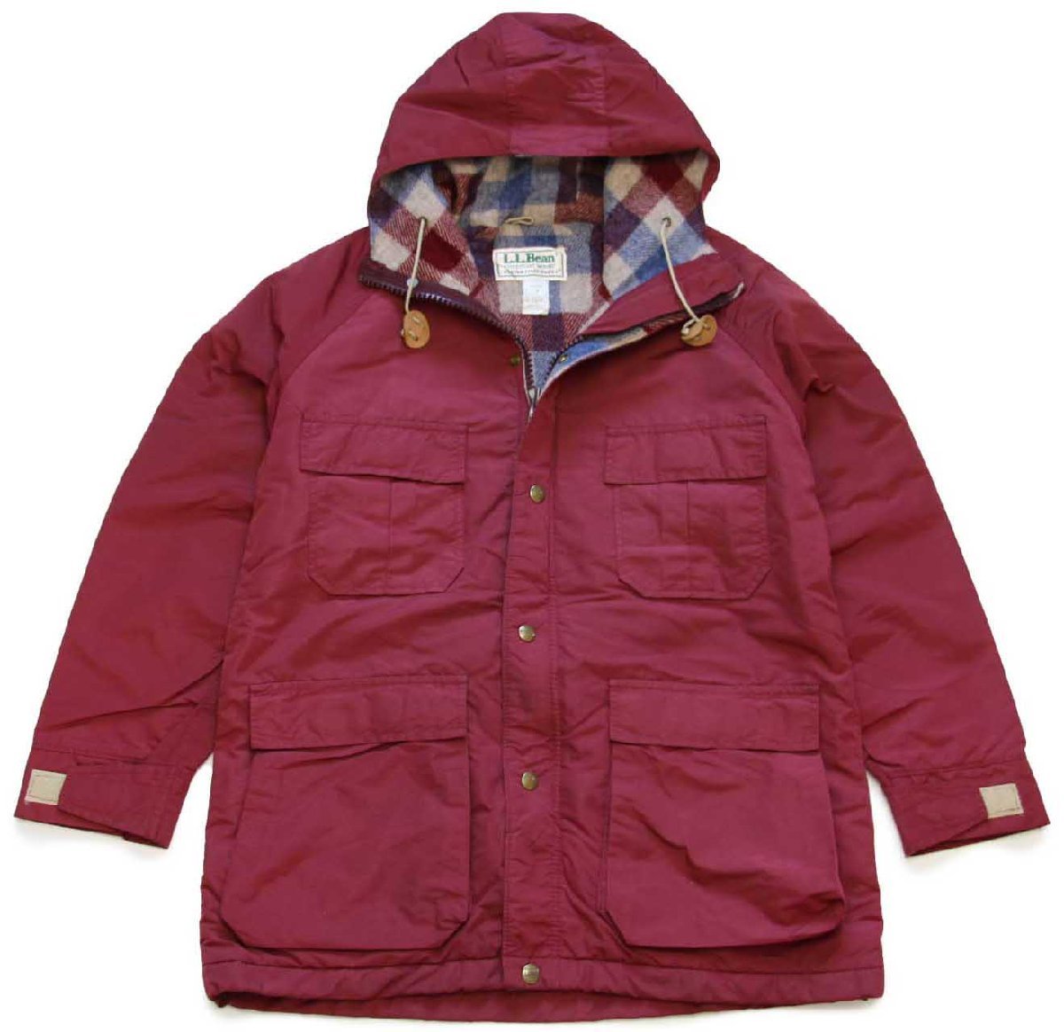 80s USA製 L.L.Bean BAXTER STATE PARKA ウールライナー ナイロン