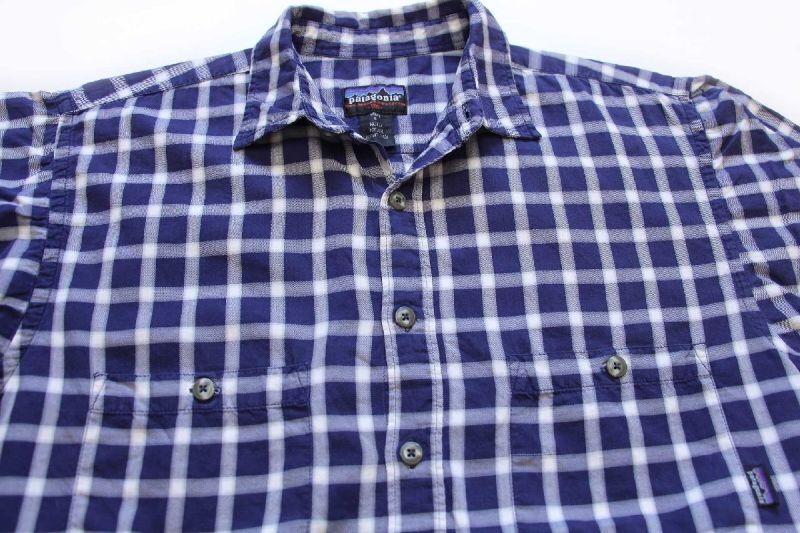 90s ポルトガル製 patagoniaパタゴニア チェック オーガニック ピマ