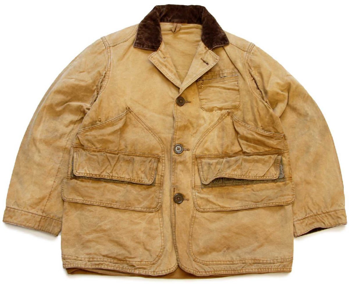 50s SEARS FIELD MASTER ダック地 ハンティングジャケット 茶