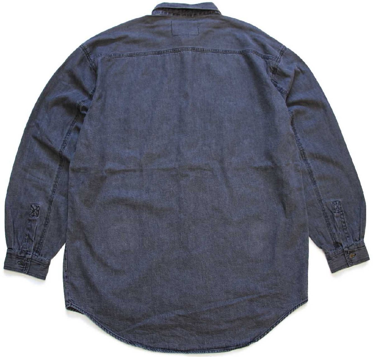90s Levi'sリーバイス 先染め ブラック デニムシャツ L - Sixpacjoe
