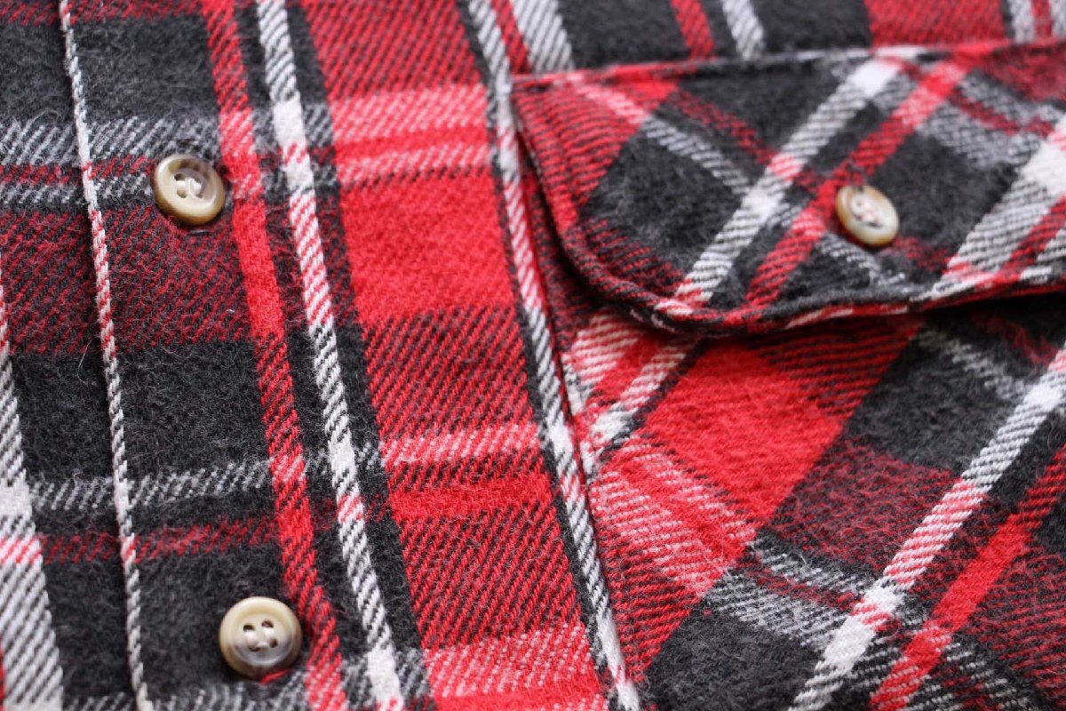 90s FIVE BROTHERファイブブラザー チェック コットン フランネル