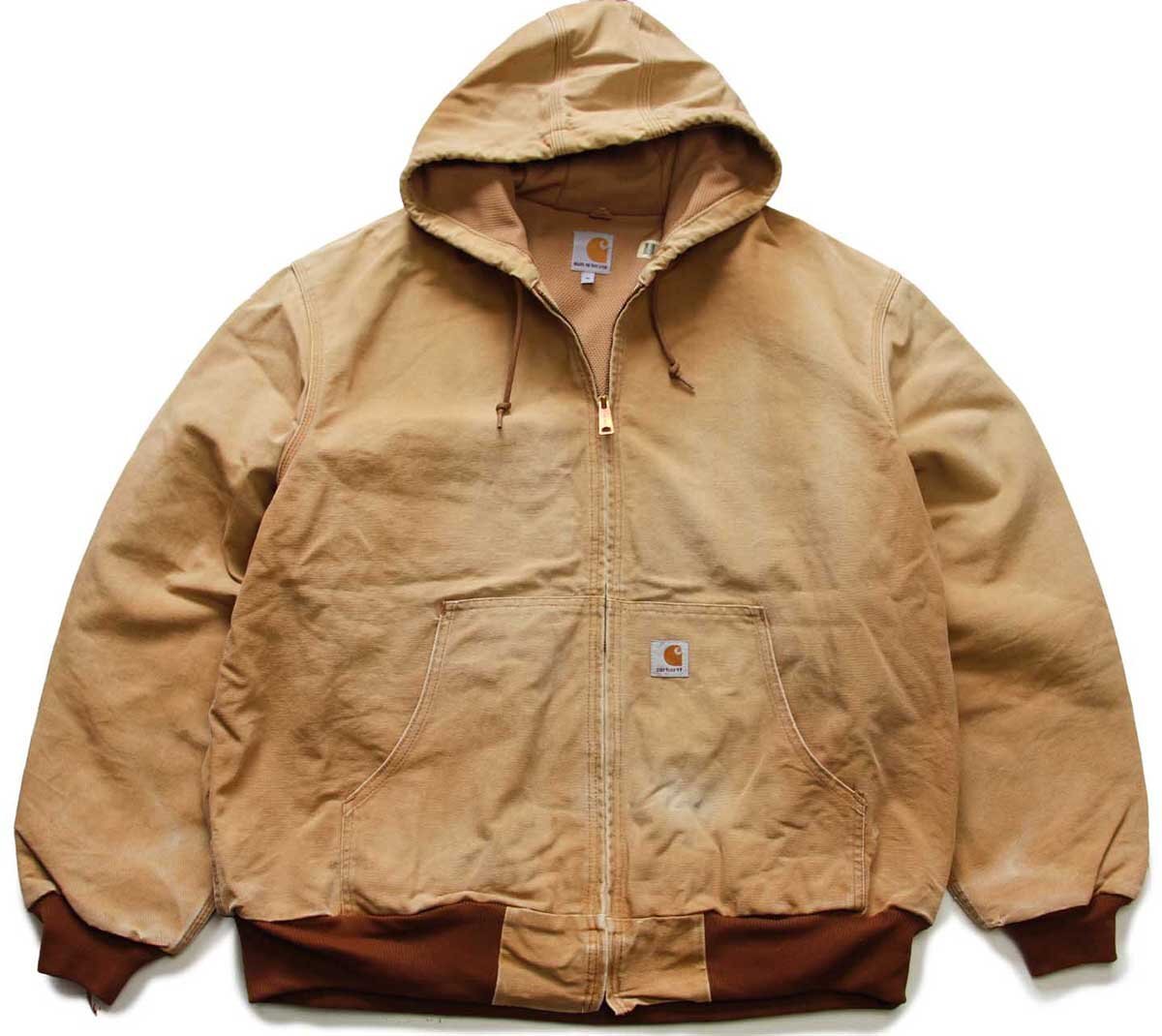 USA製 carharttカーハート 裏サーマル ダック地 アクティブジャケット