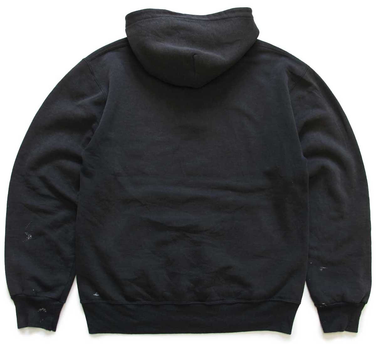 90s USA製 RUSSELLラッセル ペンキ飛び ヘンリーネック スウェット