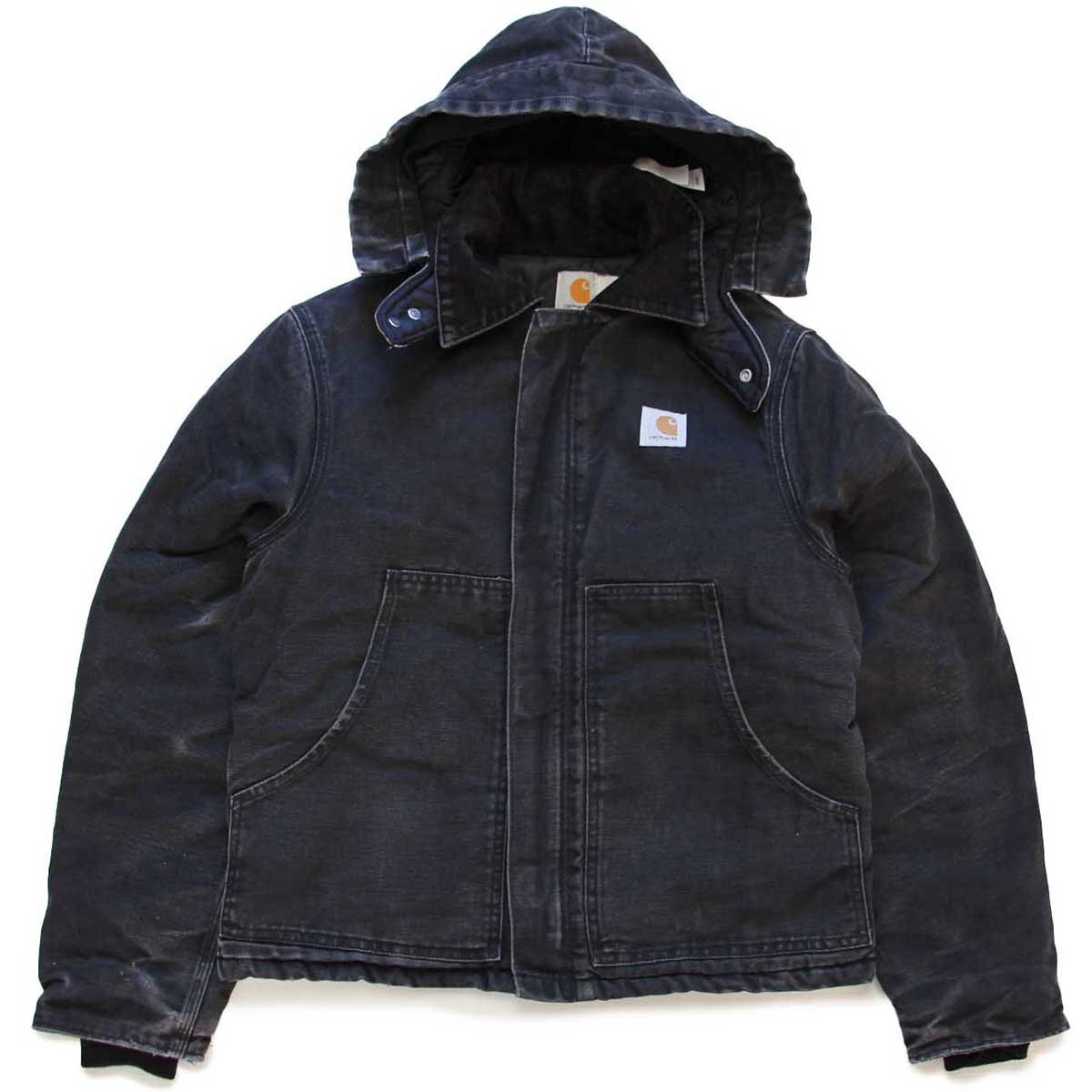 carharttカーハート フード付き キルティングライナー ダック地