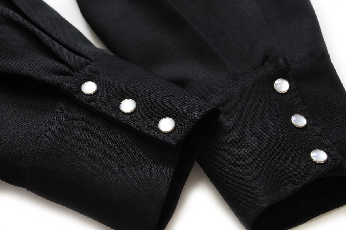 70s USA製 HBARC 音符 チェーン刺繍&フリンジ ロカビリー ウエスタン