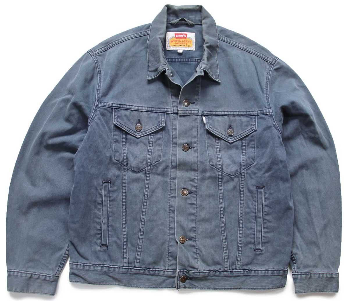 90s クロアチア製 Levi'sリーバイス WHITE LEVI'S JACKETS ピケ